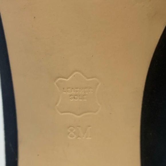 Talbots Black Suede Open Toe Pumps - Picture 11 of 11